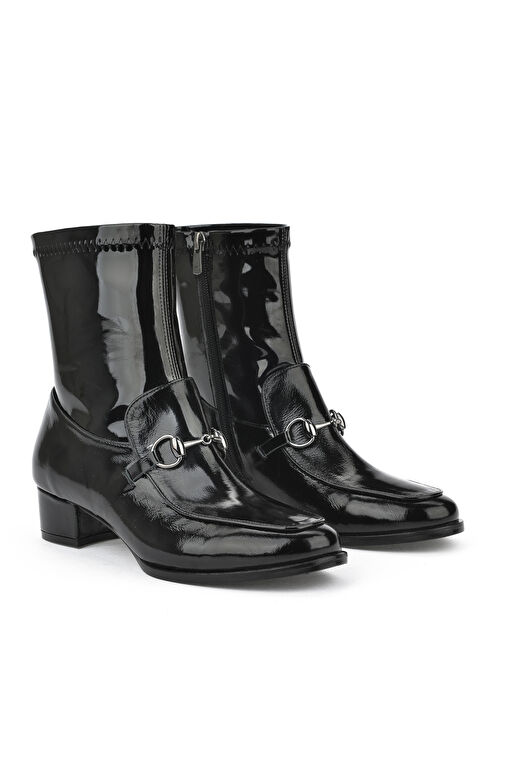 Ziya, Kadın Hakiki Deri Bot 1431030Z24154 Siyah - Görsel 3