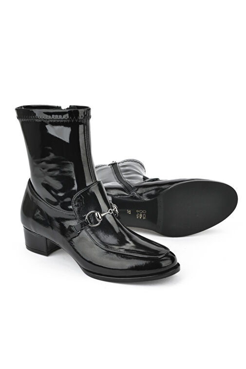 Ziya, Kadın Hakiki Deri Bot 1431030Z24154 Siyah - Görsel 5