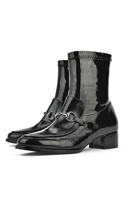 Ziya, Kadın Hakiki Deri Bot 1431030Z24154 Siyah - Görsel 6