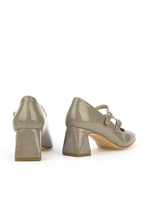 Ziya Vizon Kadın Rugan Topuklu Ayakkabı 1431030Z25009_310 - Görsel 4