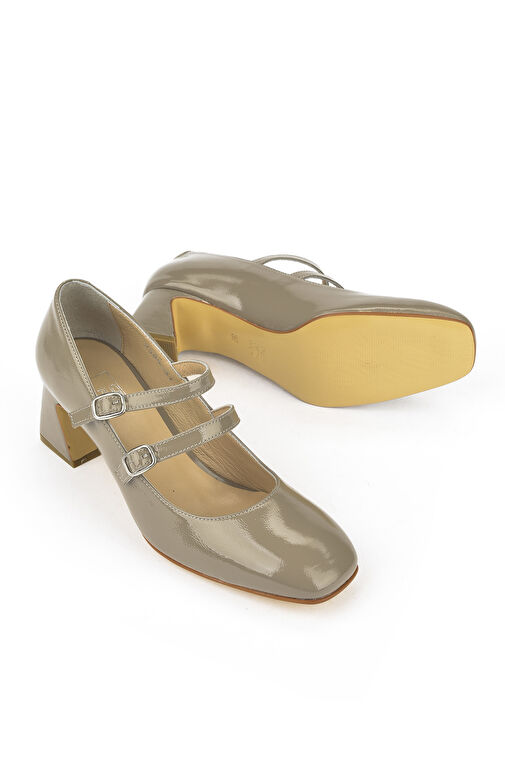 Ziya Vizon Kadın Rugan Topuklu Ayakkabı 1431030Z25009_310 - Görsel 5