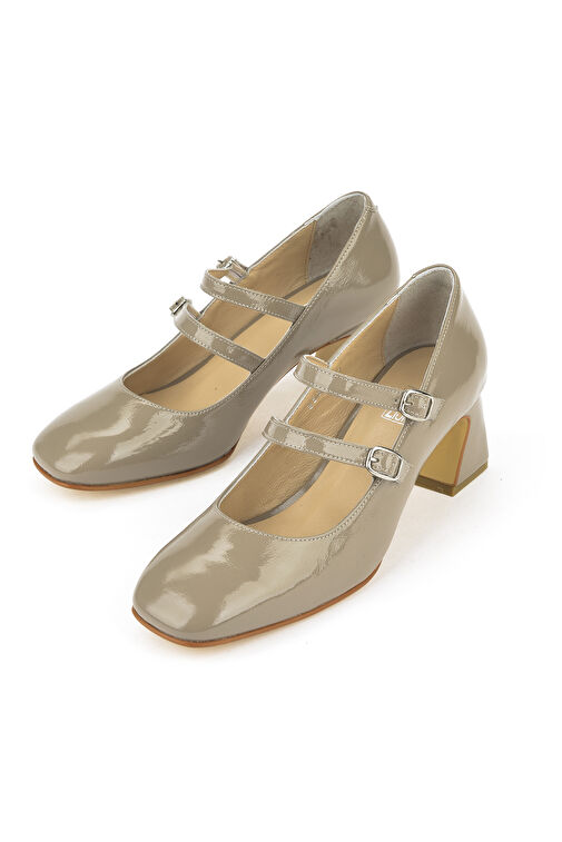 Ziya Vizon Kadın Rugan Topuklu Ayakkabı 1431030Z25009_310 - Görsel 6