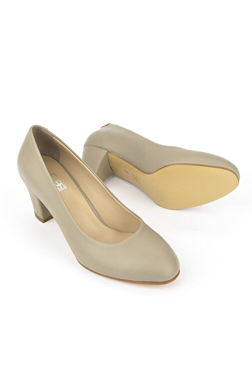 Ziya Taş Kadın Deri Topuklu Ayakkabı 1431030Z25014_048 - Görsel 5