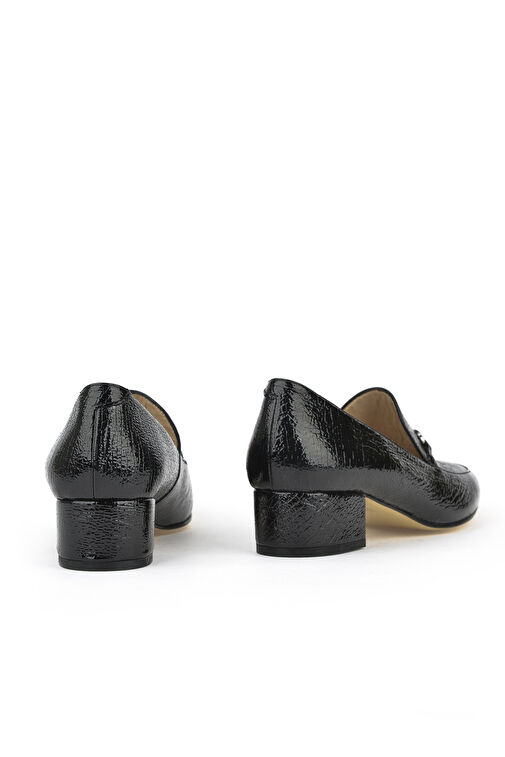 Ziya Siyah Kadın Rugan Topuklu Ayakkabı 1431030Z16072_000 - Görsel 4