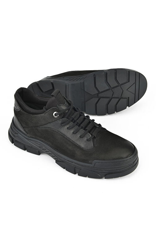 Ziya, Erkek Hakiki Deri Ayakkabı 1431040ZK2309 Siyah - Görsel 5