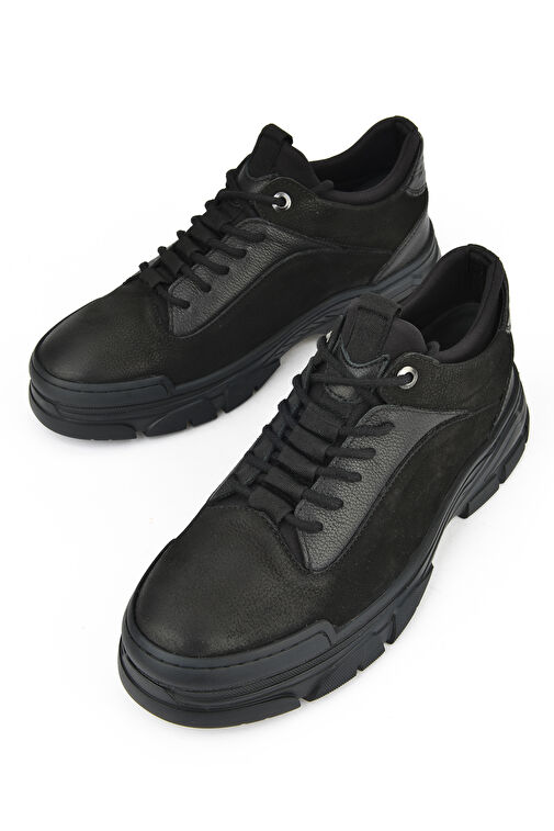 Ziya, Erkek Hakiki Deri Ayakkabı 1431040ZK2309 Siyah - Görsel 6