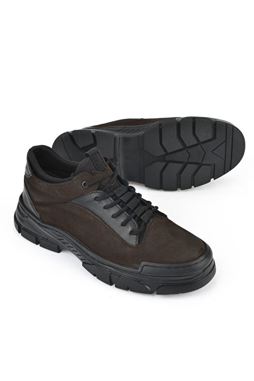 Ziya, Erkek Hakiki Deri Ayakkabı 1431040ZK2309 Kahve - Görsel 5