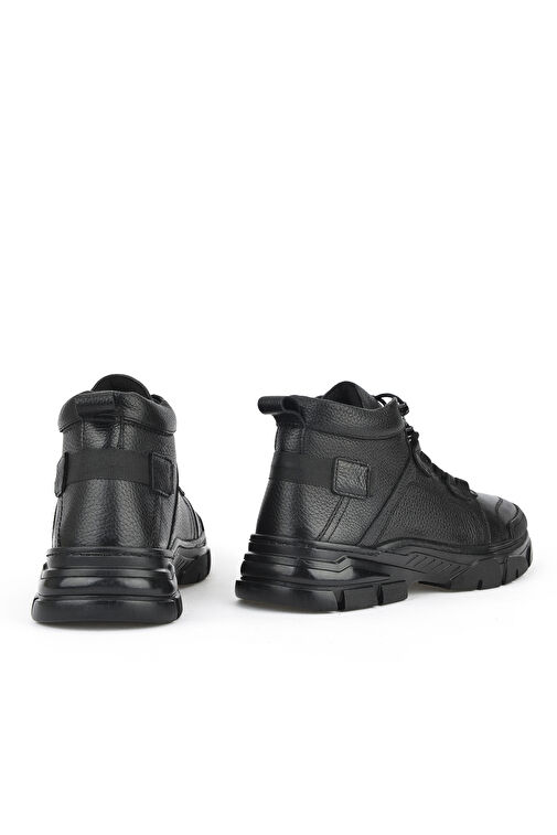 Ziya, Erkek Hakiki Deri Bot 1431040ZK2311 Siyah - Görsel 4