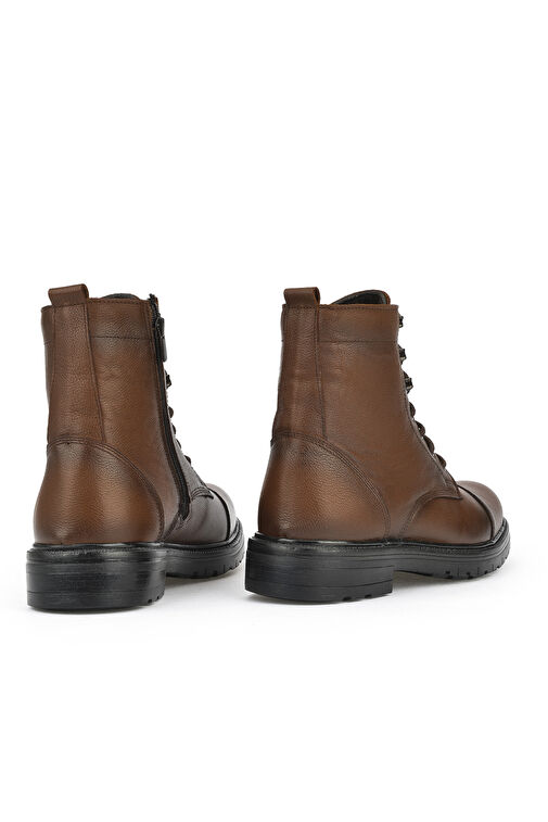 Ziya, Erkek Hakiki Deri Bot 1431040ZK1800 Taba - Görsel 4