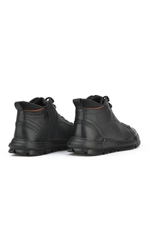 Ziya, Erkek Hakiki Deri Bot 1431040ZK2201 Siyah - Görsel 4