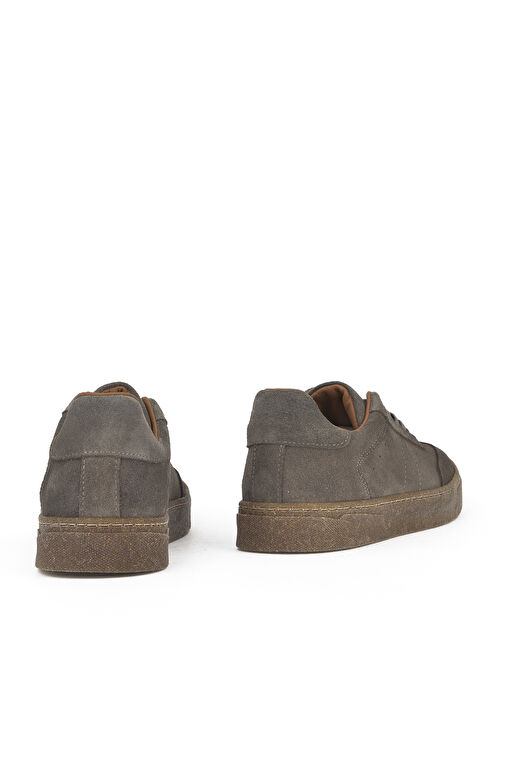 Ziya Taupe Kadın Süet Sneaker 1431000Z4251_366 - Görsel 4