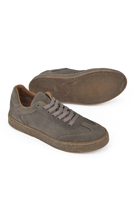 Ziya Taupe Kadın Süet Sneaker 1431000Z4251_366 - Görsel 5