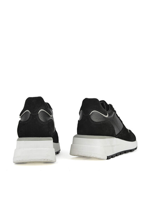Ziya Siyah Kadın Deri Sneaker 1431000Z5831_000 - Görsel 4