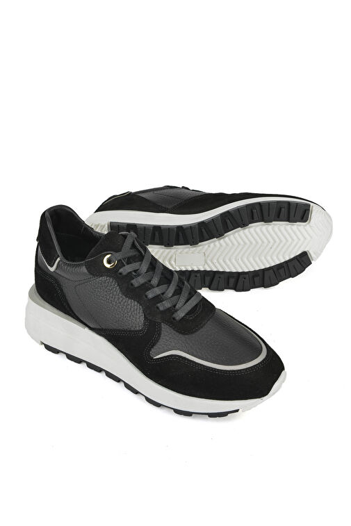 Ziya Siyah Kadın Deri Sneaker 1431000Z5831_000 - Görsel 5