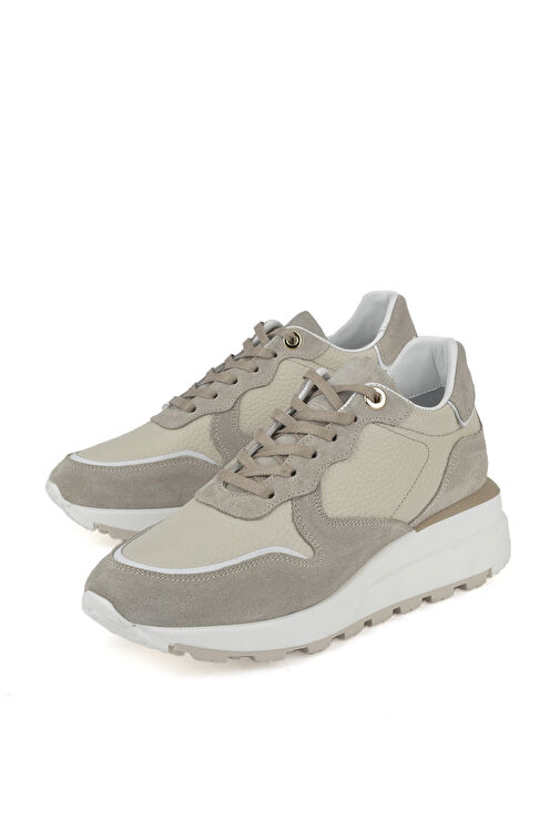 Ziya Bej Kadın Deri Sneaker 1431000Z5831_340 - Görsel 5