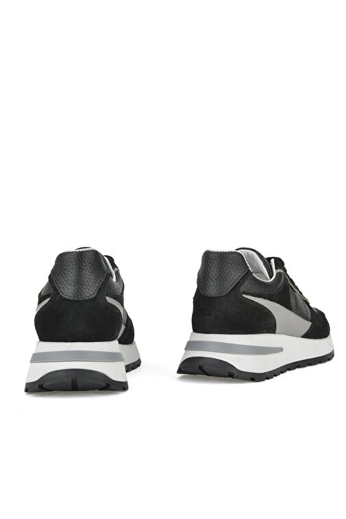 Ziya Siyah-Gri Kadın Deri Sneaker 1431000Z6020_000 - Görsel 5