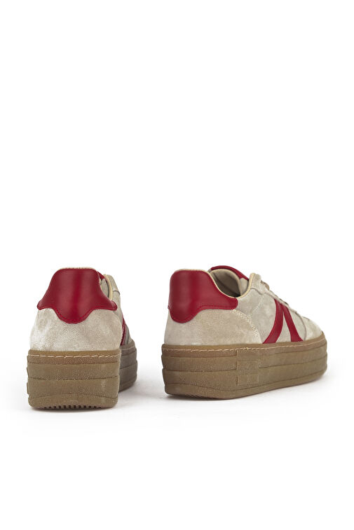 Ziya Bej-Kırmızı Kadın Sneaker 1431000Z6640_340 - Görsel 4