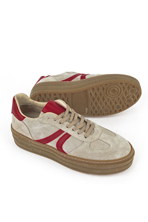 Ziya Bej-Kırmızı Kadın Sneaker 1431000Z6640_340 - Görsel 5