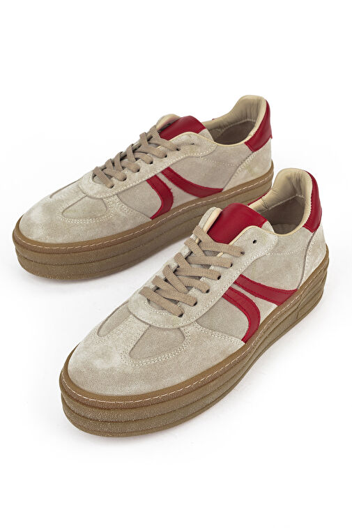 Ziya Bej-Kırmızı Kadın Sneaker 1431000Z6640_340 - Görsel 6