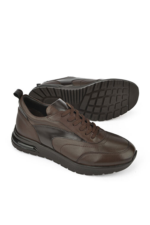 Ziya Kahverengi Erkek Deri Sneaker 1431024Z5400_300 - Görsel 5