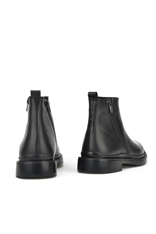 Ziya, Erkek Hakiki Deri Bot 143986Z4140 Siyah - Görsel 4