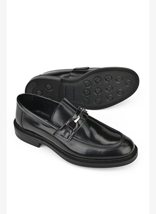 Ziya, Erkek Hakiki Deri Ayakkabı 153986Z4163 Siyah - Görsel 5