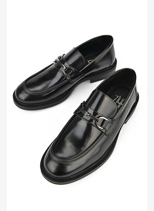 Ziya, Erkek Hakiki Deri Ayakkabı 153986Z4163 Siyah - Görsel 6