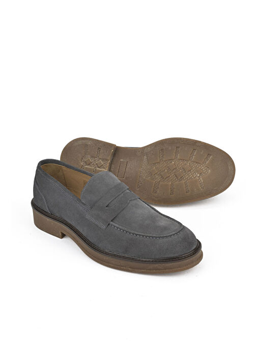 Ziya, Erkek Hakiki Deri Ayakkabı 1431043Z0212 Antrasit - Görsel 5