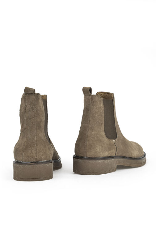 Ziya, Erkek Hakiki Deri Bot 1431043Z029 Vizon - Görsel 4