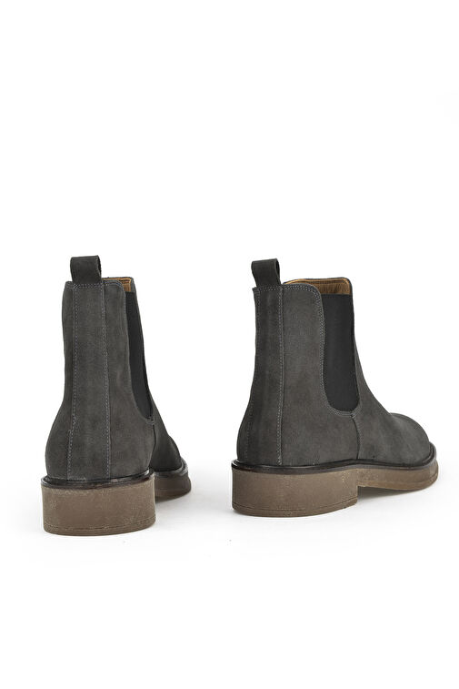 Ziya, Erkek Hakiki Deri Bot 1431043Z029 Antrasit - Görsel 4