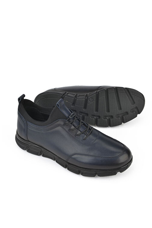 Ziya, Erkek Hakiki Deri Ayakkabı 143745Z3288 Lacivert - Görsel 5