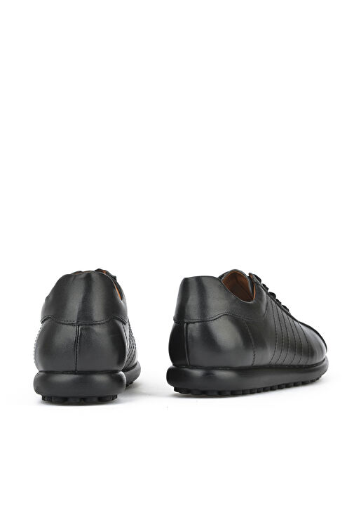 Ziya, Erkek Hakiki Deri Ayakkabı 143423Z312 Siyah - Görsel 4