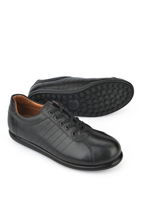 Ziya, Erkek Hakiki Deri Ayakkabı 143423Z312 Siyah - Görsel 5