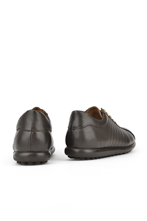 Ziya, Erkek Hakiki Deri Ayakkabı 143423Z312 Kahve - Görsel 4