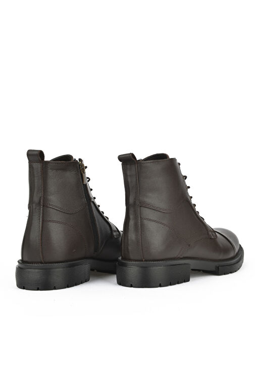 Ziya, Erkek Hakiki Deri Bot 143423Z2105 Kahve - Görsel 4