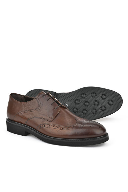 Ziya, Erkek Hakiki Deri Ayakkabı 143145Z6252 Taba - Görsel 5