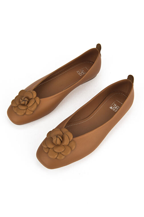 Ziya Taba Kadın Deri Babet 1511044Z106_320 - Görsel 6