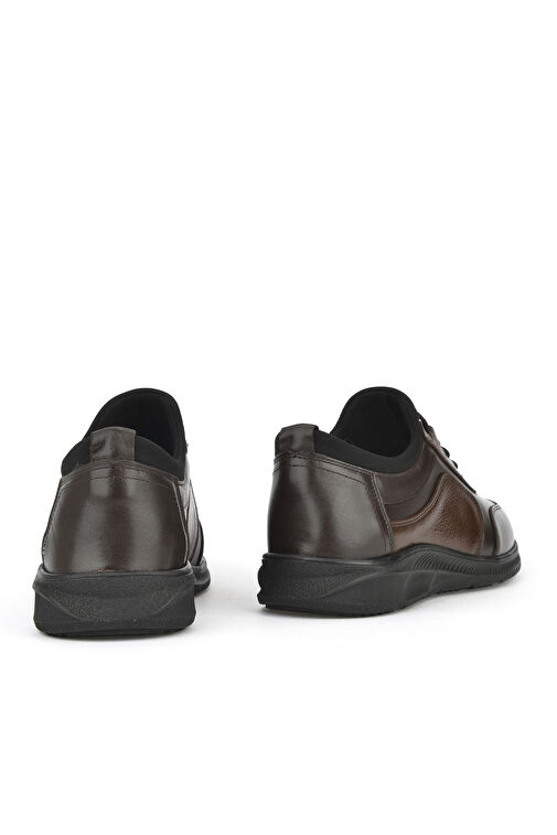 Ziya Kahverengi Erkek Deri Sneaker 143423Z69_300 - Görsel 4
