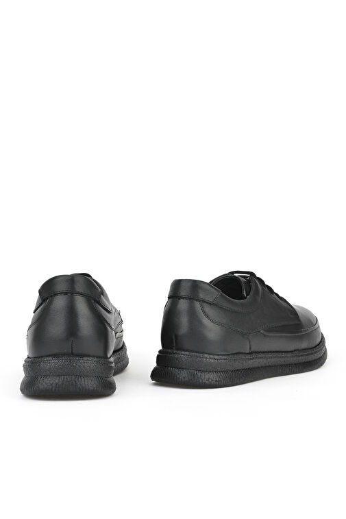 Ziya Siyah Erkek Deri Günlük Ayakkabı 14310ZCL04_000 - Görsel 4