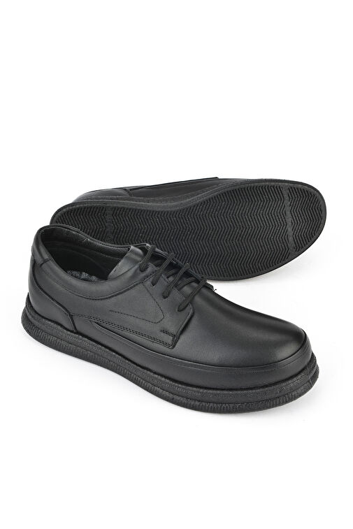 Ziya Siyah Erkek Deri Günlük Ayakkabı 14310ZCL04_000 - Görsel 5