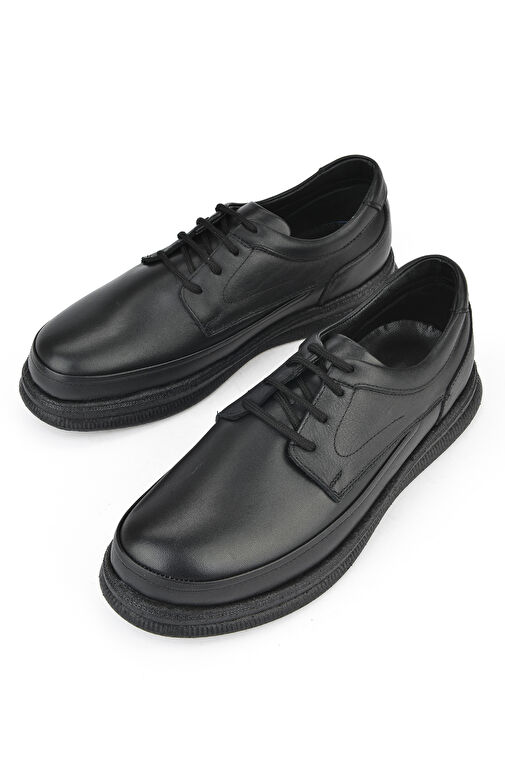 Ziya Siyah Erkek Deri Günlük Ayakkabı 14310ZCL04_000 - Görsel 6