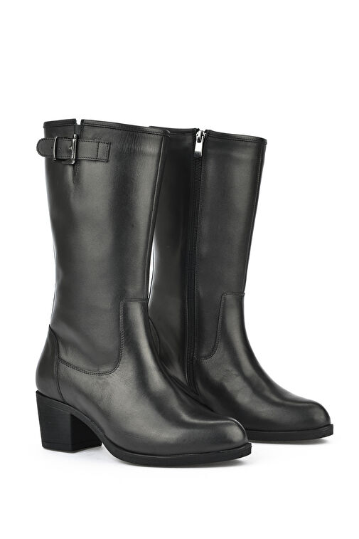 Ziya, Kadın Hakiki Deri Çizme 14319Z88082 Siyah - Görsel 3