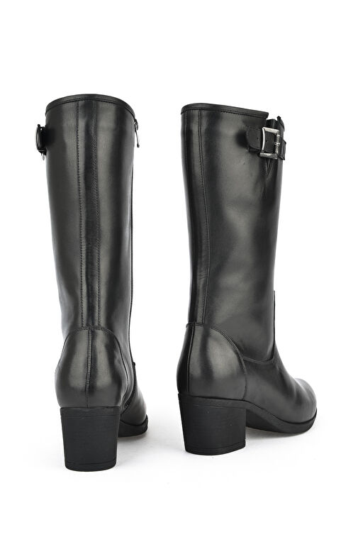 Ziya, Kadın Hakiki Deri Çizme 14319Z88082 Siyah - Görsel 4