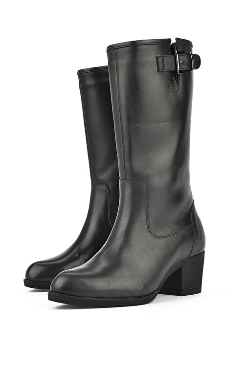 Ziya, Kadın Hakiki Deri Çizme 14319Z88082 Siyah - Görsel 6