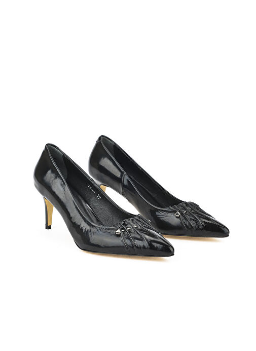 Ziya, Kadın Hakiki Deri Topuklu Ayakkabı 1511030Z2544 Siyah - Görsel 3