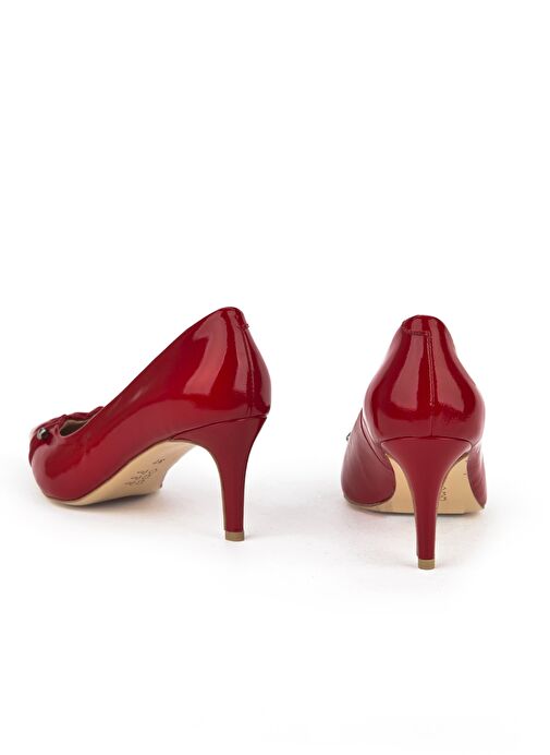 Ziya, Kadın Hakiki Deri Topuklu Ayakkabı 1511030Z2544 Kırmızı - Görsel 4