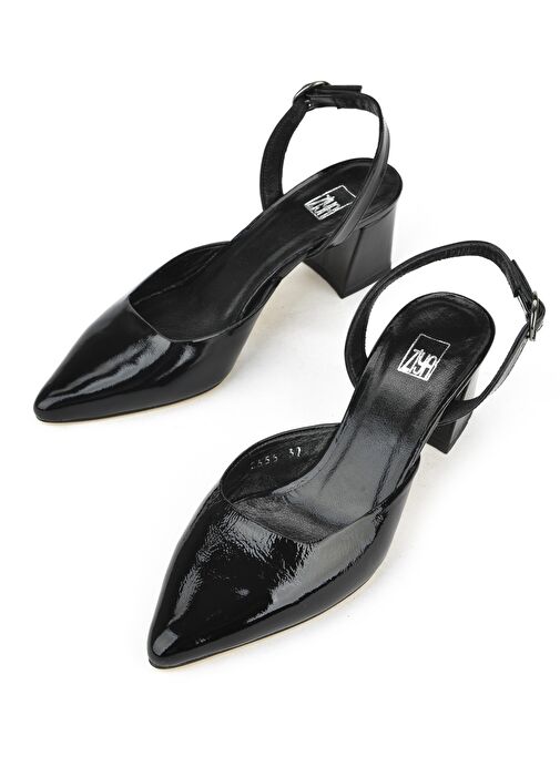 Ziya, Kadın Hakiki Deri Topuklu Ayakkabı 1511030Z2555 Siyah - Görsel 6