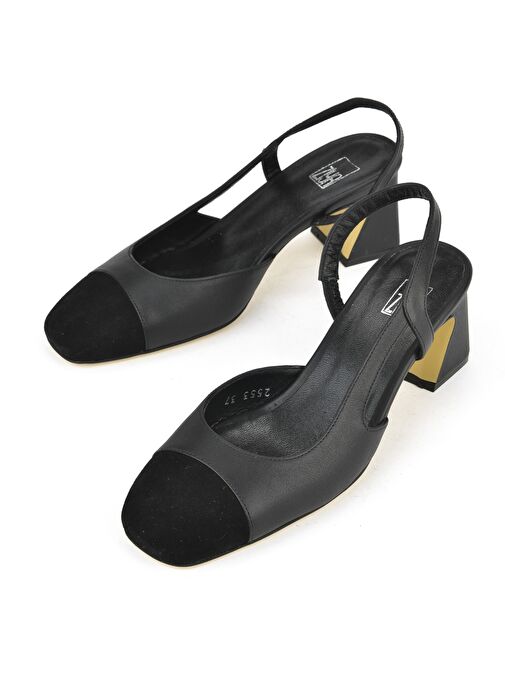 Ziya, Kadın Hakiki Deri Topuklu Ayakkabı 1511030Z2553 Siyah - Görsel 6