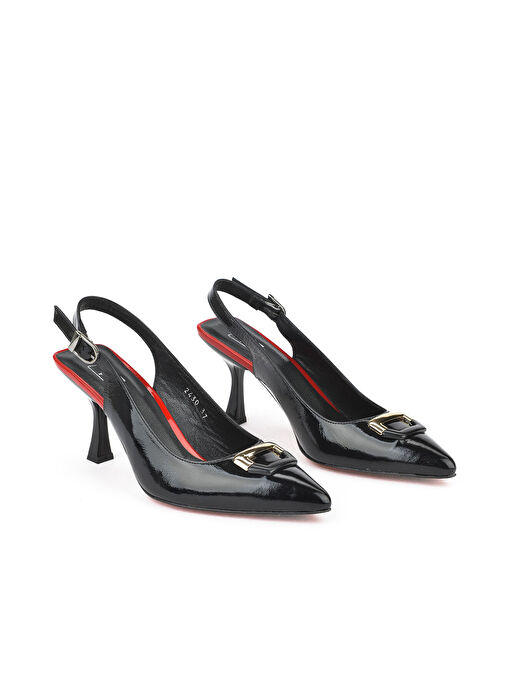 Ziya, Kadın Hakiki Deri Topuklu Ayakkabı 1511030Z2430 Siyah - Görsel 3