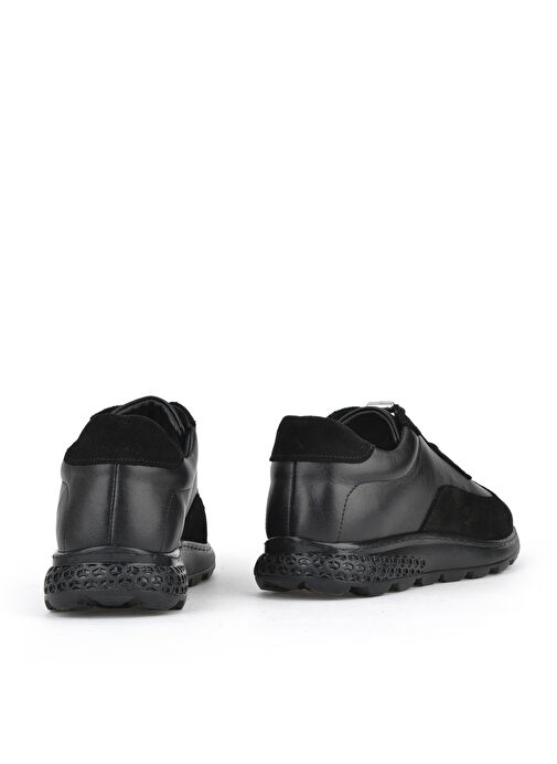 Ziya, Kadın Hakiki Deri Sneaker 143992ZN2003 Siyah - Görsel 4